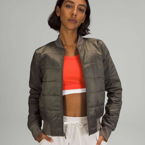 lululemon Non-Stop Bomber *Reversible Rover Size 6 - Picture 8 of 8